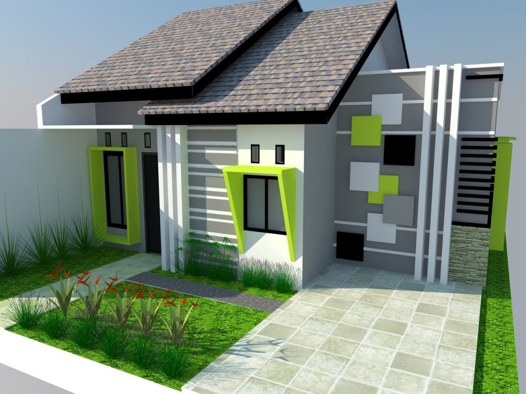 Rumah Sederhana Hijau Desain Atap Rumah Minimalis Sederhana