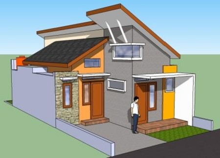 model atap rumah miring<br />