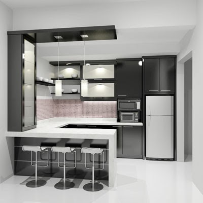 Model Kitchen Set Minimalis 7 Desain Rumah Minimalis