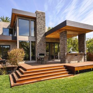 model teras rumah minimalis batu alam paling istimewa