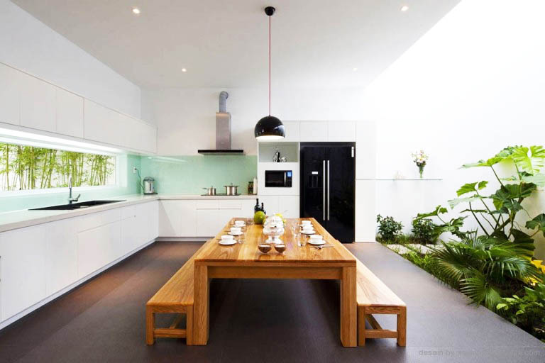 Desain Dapur Dan Ruang Makan Terbuka 11 Desain Rumah Minimalis