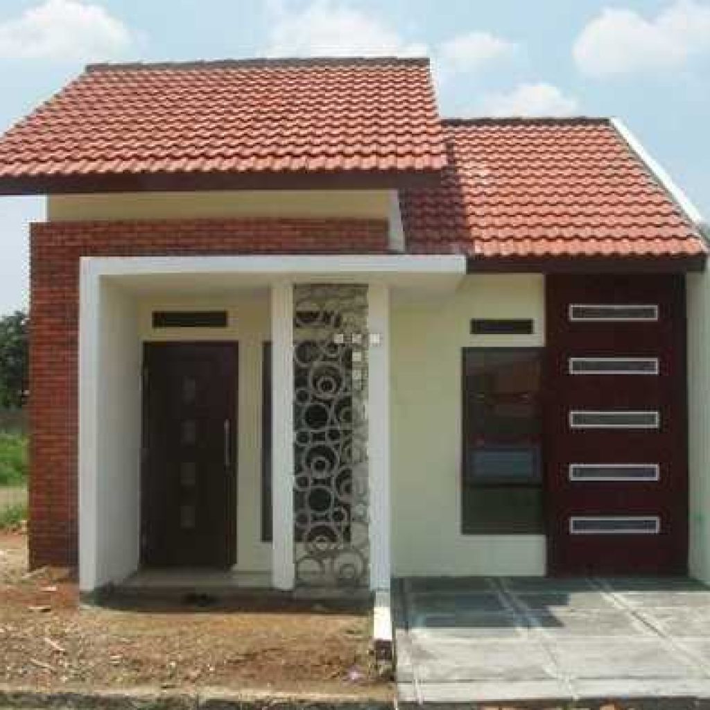 Desain Rumah Minimalis Type 36 1 Lantai Tampak Depan Terbaru