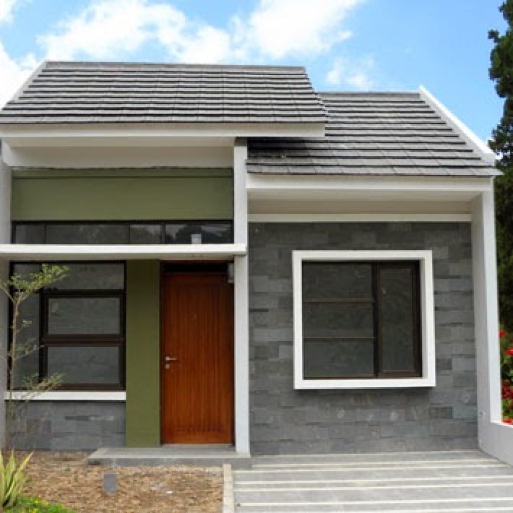 Desain Rumah Minimalis Type 36 1 Lantai Tampak Depan Terbaru