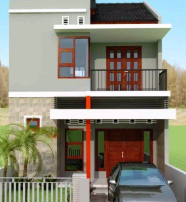 80 Contoh Rumah Minimalis 2 Lantai Modern Sederhana Tampak Depan