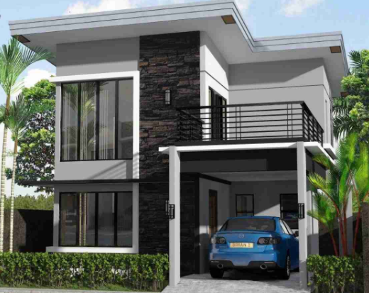 80 Desain Rumah Minimalis 2 Lantai 6x15 Terbaru