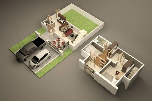 100+ Denah Rumah Sederhana Modern Minimalis Terbaru