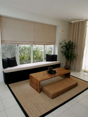 25+ dekorasi ruang keluarga tanpa sofa lesehan 10 - desain